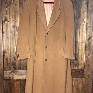 Vintage Classic Tan cashmere Trench Coat